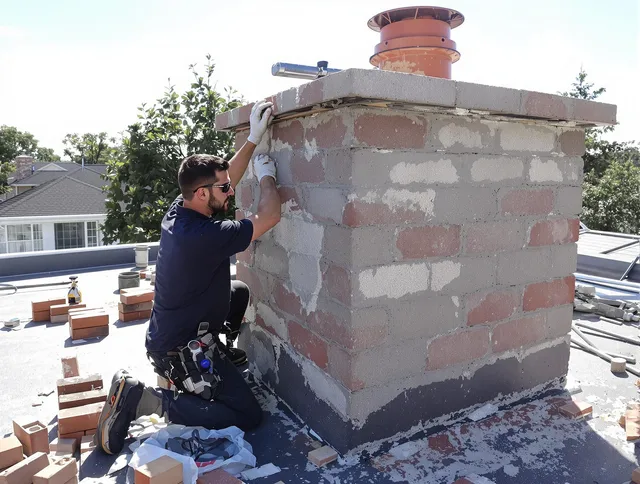 Advanced chimney repair process by Lakewood Chimney Sweep in Lakewood, OH