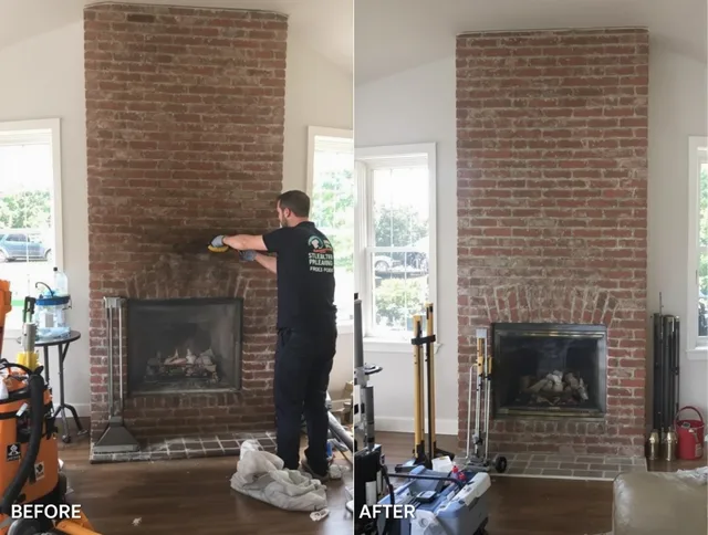 Finished chimney sweeping service by Lakewood Chimney Sweep in Lakewood, OH